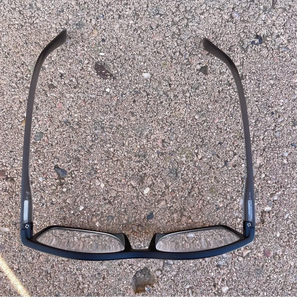 JONES NEW YORK Black Gray Eyeglass Readers Frames 53 18 138‎ +2.00